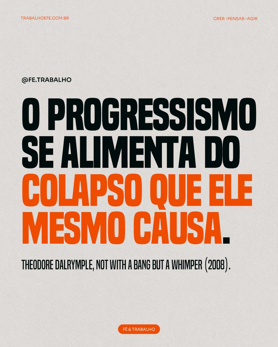 FeTrabalho1's tweet image. Dalrymple é psiquiatra e autor britânico, crítico da decadência moral promovida pelo Estado assistencialista.

–

#frasedodia #progressismo #colapso #cultura