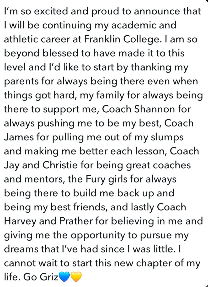 So excited!! Go Griz! 💙💛 
<a href="/FCGrizSoftball/">Franklin College Softball</a>