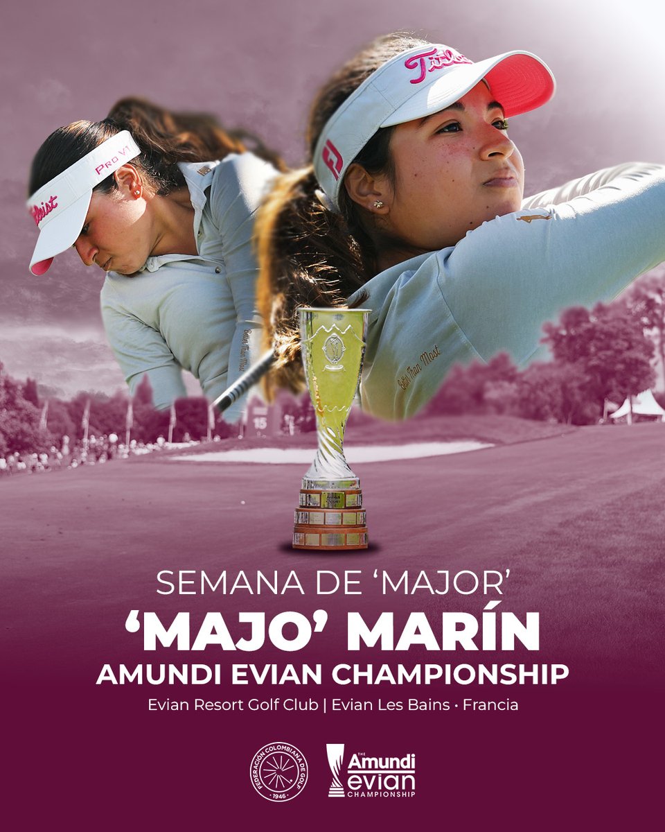 Un ‘major’ de ensueño; <a href="/majomarinn/">Maria Jose Marin</a> 🇨🇴debuta en el Amundi Evian Championship 🏆🇫🇷.

📰 shorturl.at/PvDfY