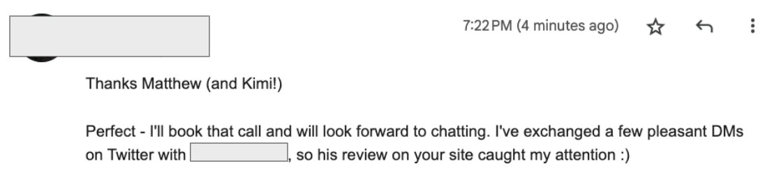 CLIENT REVIEWS MATTER #CRM