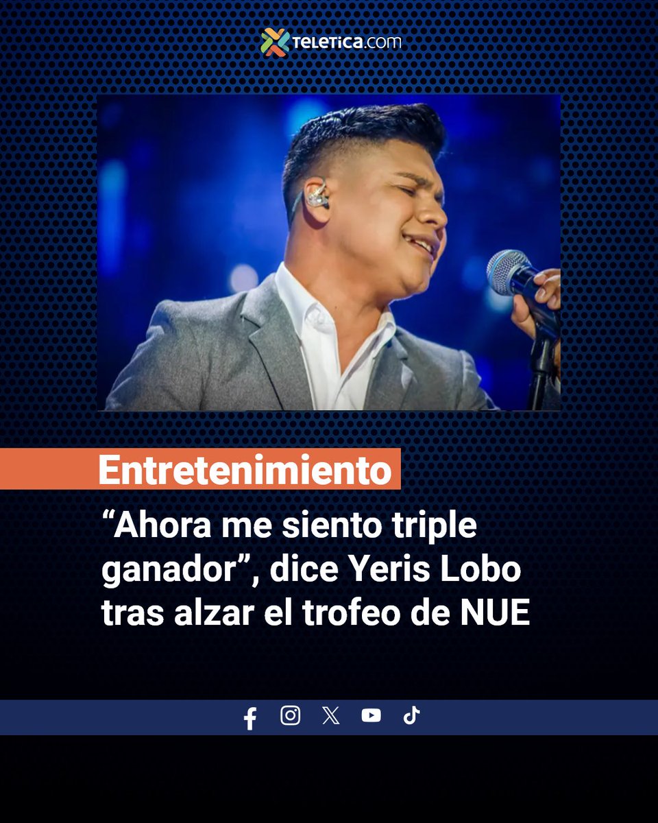 Nota completa: ow.ly/j9tH50Wm26p. | El guapileño, de 20 años, se coronó ganador de la sétima temporada de este programa de canto.