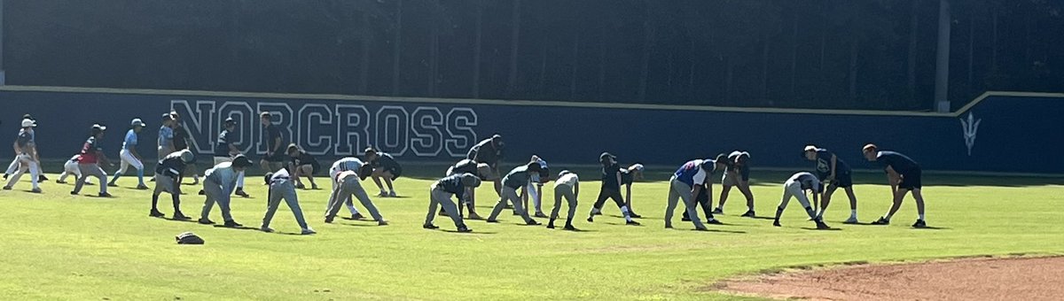 Great First Day of the Norcross Baseball Camp!