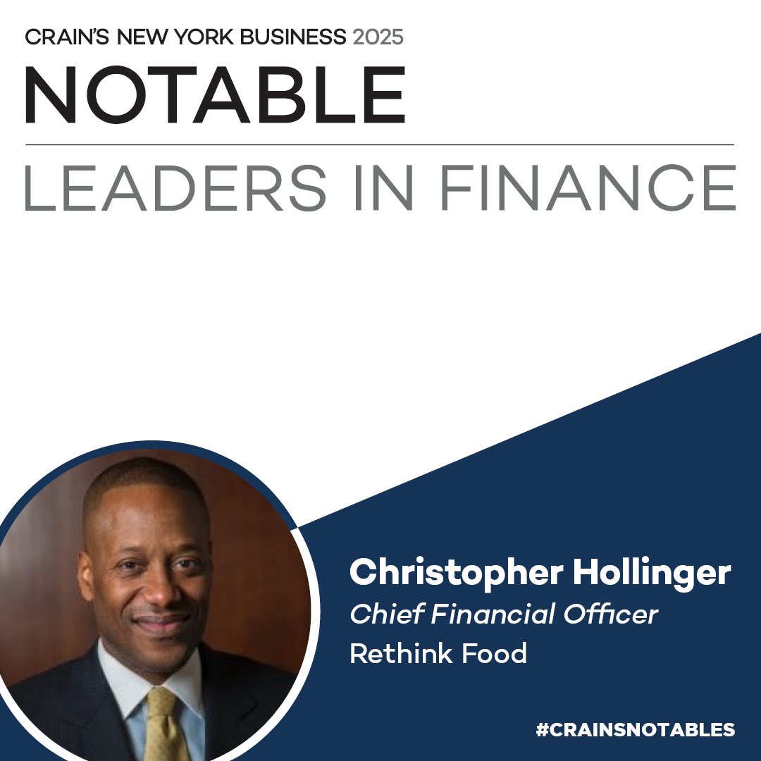 I’m honored to be included in Crain's New York Business 2025 Notable Leaders in Finance.

#crainsnewyork #finance #leadership #crainsnotables