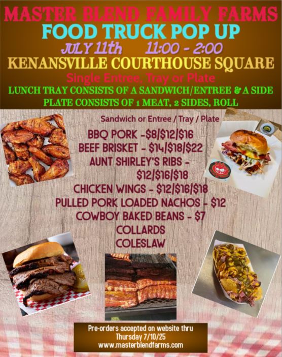 We hope you all had an incredible Independence Day weekend! To keep the party going this week, we have decided to offer some of your favorite barbecue options. Visit our website to submit pre-orders. Be sure to check us out on Friday, July 11th, from 11:00 am until 2:00 pm at the