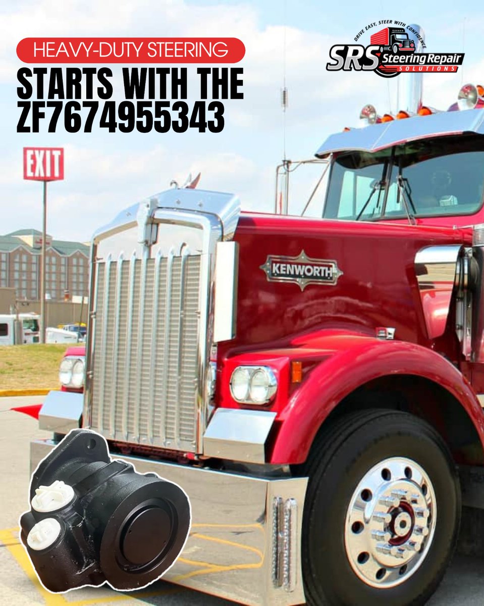 steeringrepair's tweet image. If turning the wheel feels like a struggle, your power steering pump might be the problem. The ZF7674955343 is a solid, reliable replacement made to match OEM specs—no guesswork, no drama.
----
👉 Grab yours here: steeringrepairtrucks.com/shop/ols/produ…
.
#powersteeringpump #truckrepair
