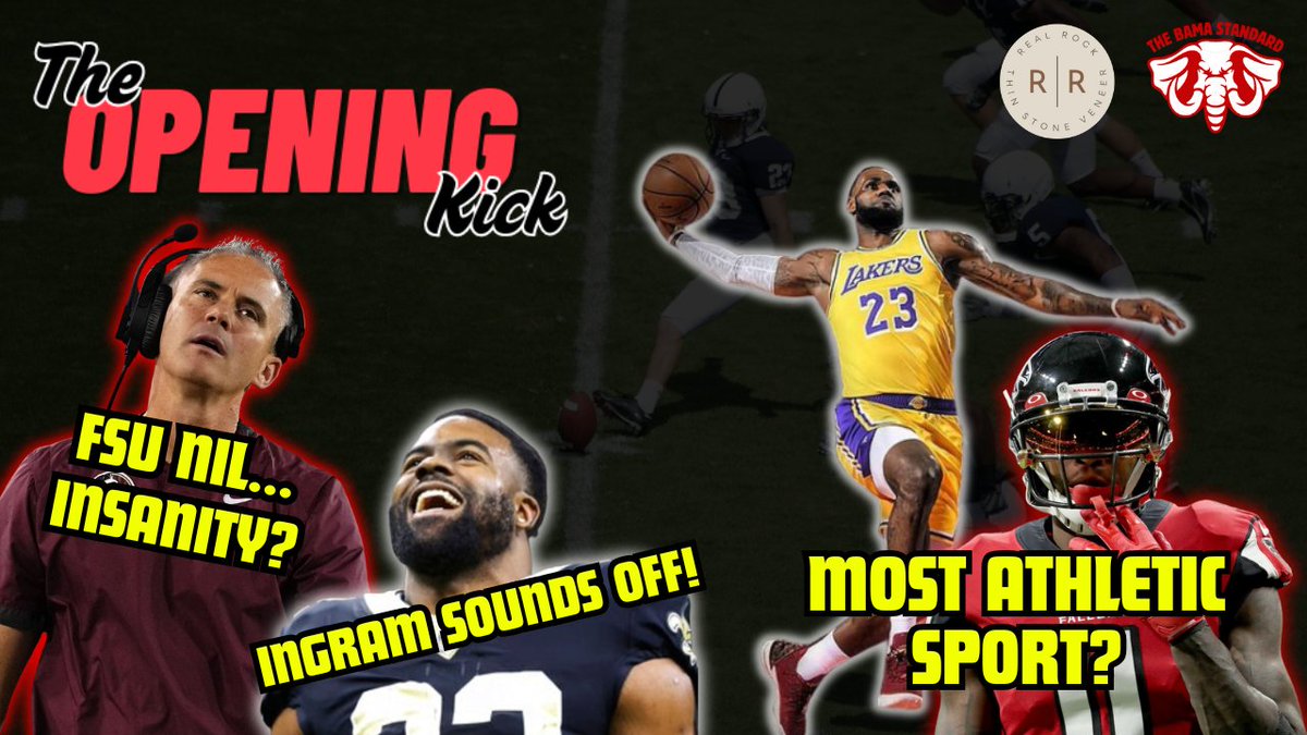 pettey_daniel's tweet image. Going Live in 20 Minutes!!
🔥FSU NIL Under Fire!
❓Which Sport is the Most Athletic?
⏰ @CoachGVDixon on the Hot Seat!
Tonight @ 7c / 8e on "The Opening Kick"
@TheBamaStandard
youtube.com/watch?v=3PneXl…
#RollTide #FSU #NFL #NBA #CFB25