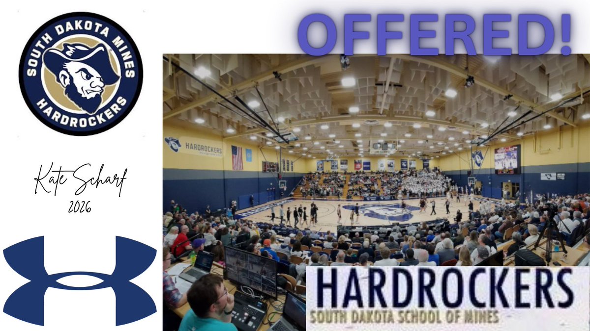 Kate Scharf (@kate_scharf8) on Twitter photo After a great phone call with Coach <a href="/kyley_bachand/">Kyley J (Simmons) Bachand</a>, I’m excited to have received an offer to play basketball at SDSM&T <a href="/HardrockerWBB/">South Dakota Mines Women's Basketball</a>! I’m excited to visit campus and learn more about the program! Thank you for the opportunity!
<a href="/NorthTartan/">North Tartan</a> <a href="/SpartanGBB/">Spearfish Spartans GBB</a> <a href="/BTNScouting/">BTN Scouting</a> <a href="/605_sports/">605 Sports</a> After a great phone call with Coach <a href="/kyley_bachand/">Kyley J (Simmons) Bachand</a>, I’m excited to have received an offer to play basketball at SDSM&T <a href="/HardrockerWBB/">South Dakota Mines Women's Basketball</a>! I’m excited to visit campus and learn more about the program! Thank you for the opportunity!
<a href="/NorthTartan/">North Tartan</a> <a href="/SpartanGBB/">Spearfish Spartans GBB</a> <a href="/BTNScouting/">BTN Scouting</a> <a href="/605_sports/">605 Sports</a>
