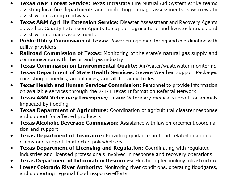 Texas is working tirelessly to assist local officials with recovery and rescue operations.

Heavy rain continues to be a threat.

Texans should be weather aware.

Texas will not stop until every missing person is found.

More info: bit.ly/3TYye8t