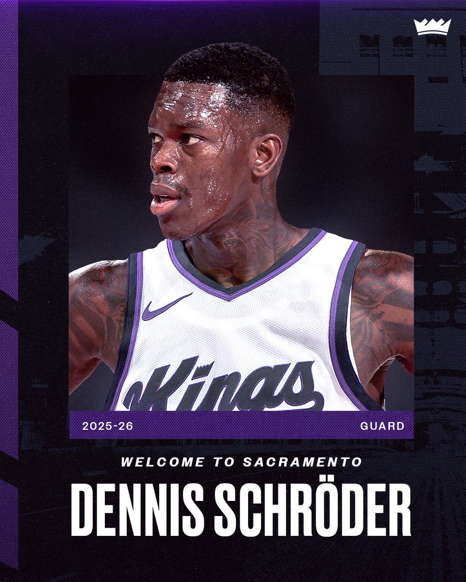 Welcome to the 916, <a href="/DS17_FG/">Dennis Schröder</a>! 🤝👑