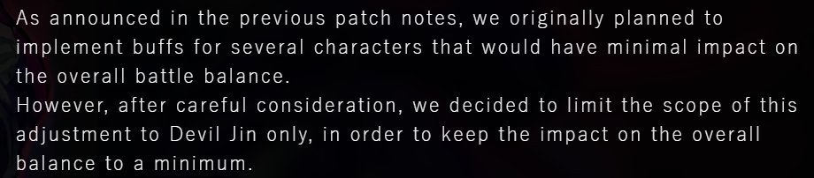 One key detail I want to mention is that the devs originally announced to buff multiple characters for current update but reconsidered this decision. I think the balance changes are good but a lot of users were expecting a lot more. Hoping they nerf more next update.
