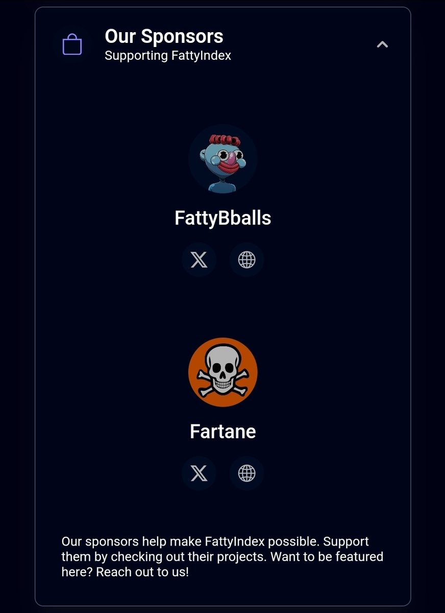 BobbyGroom's tweet image. Who wants to see $MIST #ALKAMIST on the sponsors page of @FattyIndex ? 🧪👀

@0xBunzy @hathbanger 
#spliffindor