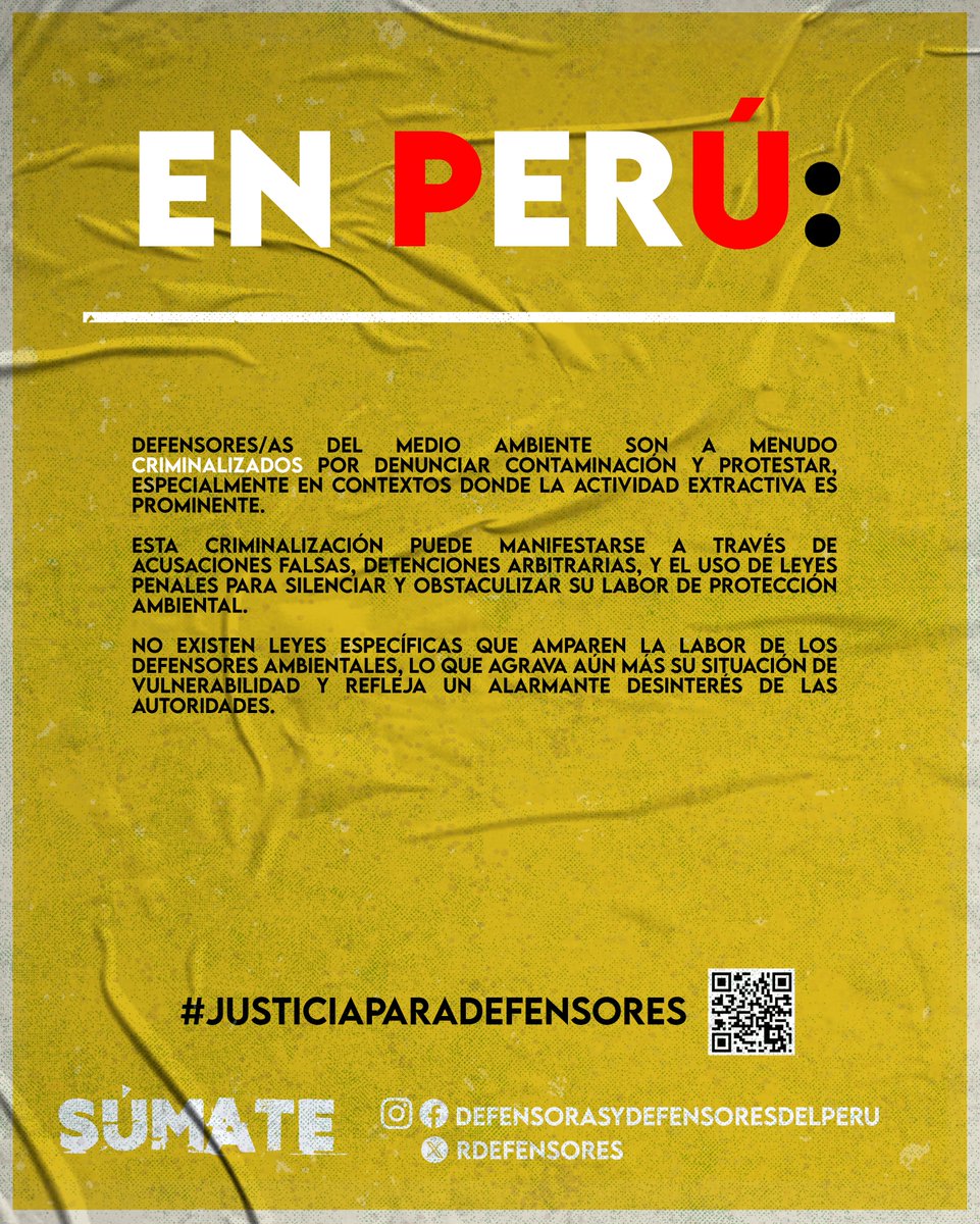 Frente a este contexto violento llegan a la ciudad defensoras y defensores de todo el país para exigir justicia, reparación y protección 🌿✨.

#JusticiaParaDefensores
