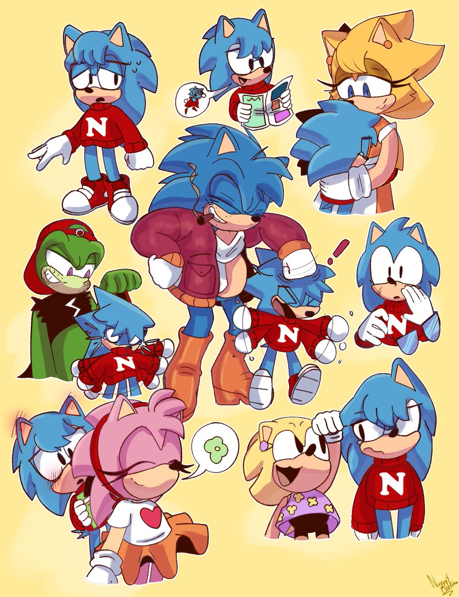 Nugget_Pudding's tweet image. Nicky the hedgehog!
#Nickythehedgehog #sonicart #amyrose #SonAmy