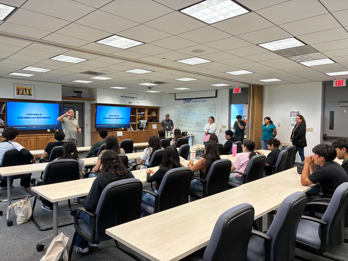 LADWP (@ladwp) on Twitter photo Last month, LADWP was grateful to participate in <a href="/PB__Community/">Pacoima Beautiful</a> 's four-week EJ program, Agua University. We shared insights about Pure Water Los Angeles and groundwater efforts. Students toured the Hyperion and LAAFP. Thank you for engaging with us! Last month, LADWP was grateful to participate in <a href="/PB__Community/">Pacoima Beautiful</a> 's four-week EJ program, Agua University. We shared insights about Pure Water Los Angeles and groundwater efforts. Students toured the Hyperion and LAAFP. Thank you for engaging with us!