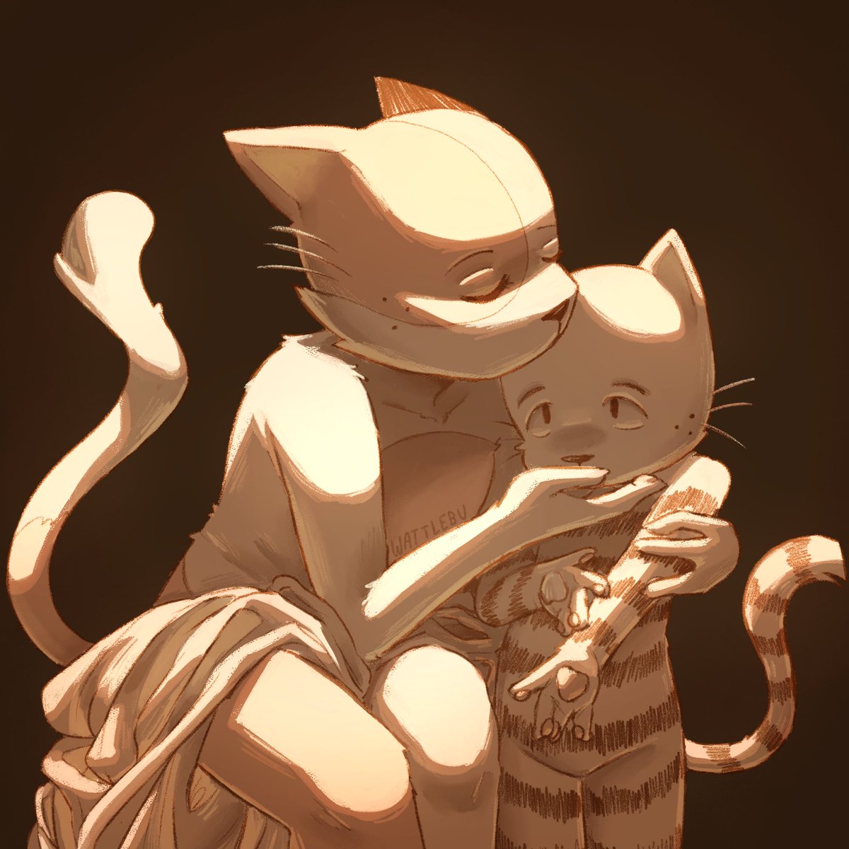 wattlebu's tweet image. Venus &amp;amp; Amor #dogman #dogmanfanart