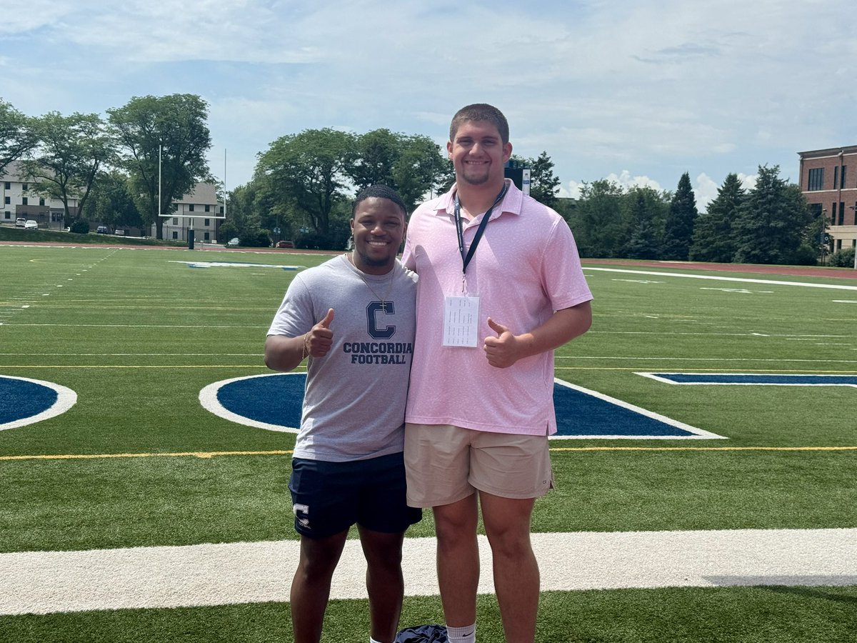 Cooper McMillan (@coper_mcmillan) on Twitter photo Thank you <a href="/DevinZeigler1/">Devin Zeigler</a> for the invite! Had a great visit with <a href="/CUNEFootball/">CUNE Football</a> !
<a href="/zachhowardd/">Zach Howard</a>
<a href="/Rodriguez_lb20/">Carlos Rodriguez</a>
<a href="/cpathletics01/">Collinsville Pirates Athletics</a> Thank you <a href="/DevinZeigler1/">Devin Zeigler</a> for the invite! Had a great visit with <a href="/CUNEFootball/">CUNE Football</a> !
<a href="/zachhowardd/">Zach Howard</a>
<a href="/Rodriguez_lb20/">Carlos Rodriguez</a>
<a href="/cpathletics01/">Collinsville Pirates Athletics</a>