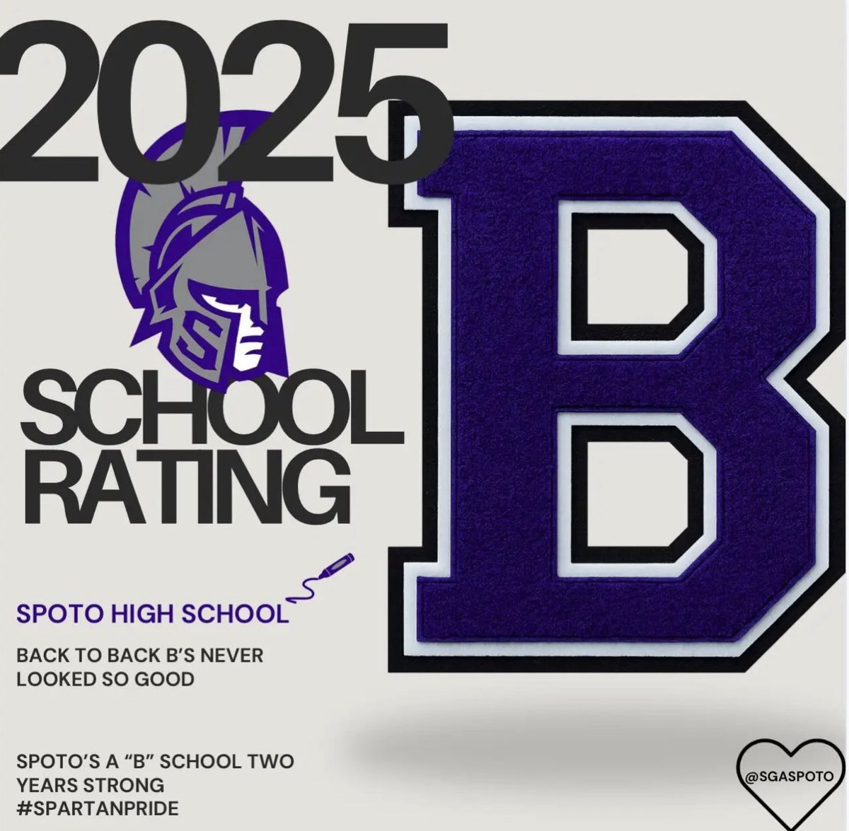 Two years in a row … let’s gooooo Spoto !!!