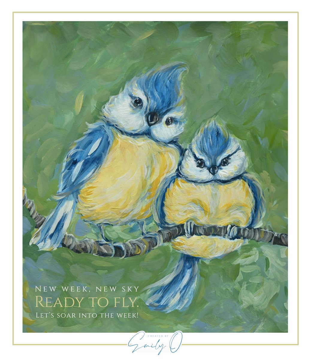 MrsOArtStudio's tweet image. New week, new sky…ready to fly.💙💛
#happymonday #NewWeekNewGoals
@Art_byEmily
