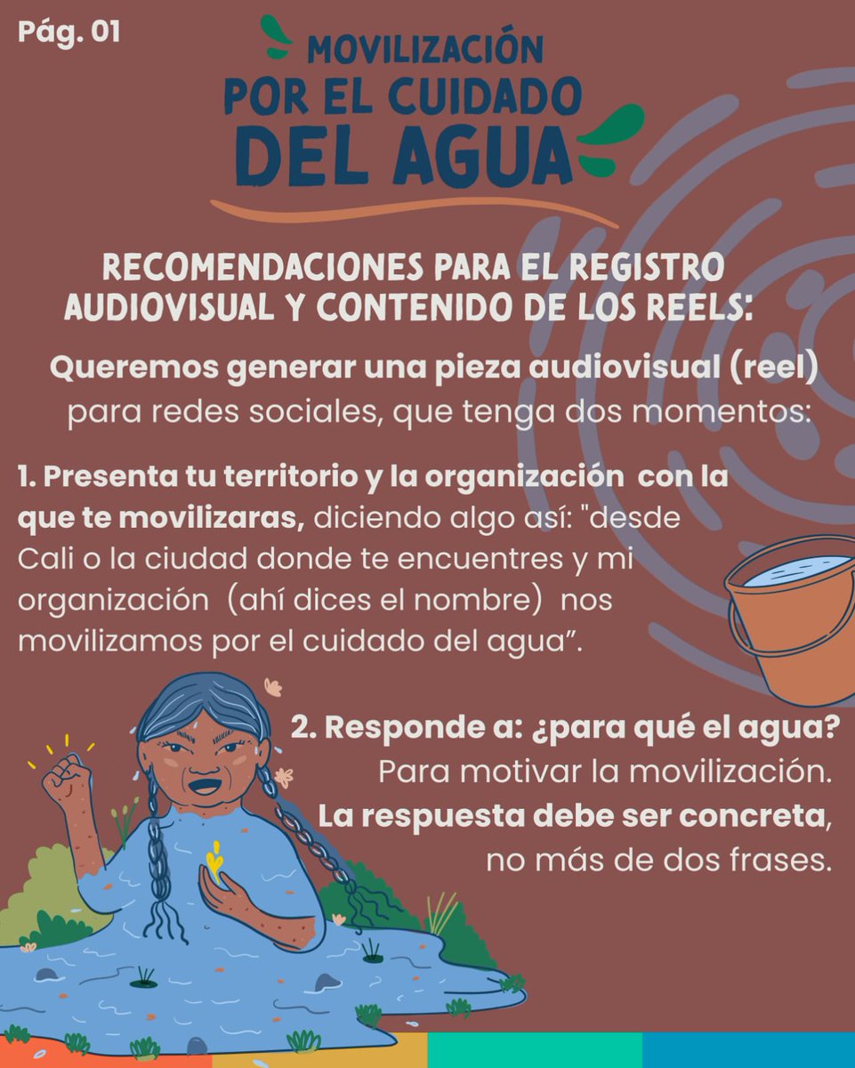 cdrcorporacion's tweet image. Convocatoria para la acción digital para visibilizar la lucha por el cuidado del agua en los territorios. Participa y comparte
#MovilizaciónPorElCuidadoDelAgua
#LaEstrategiaEsElCuidado
#CuidandoLaVidaDigna