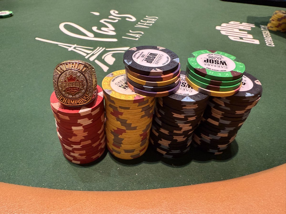 #WSOP2025 #81-WSOP2025MainEvent update at second break. Up to 187,200 after taking 2 souls. Table still really good but we will be breaking in next hour. #DieHardPoker