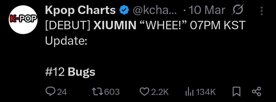 That's the highest charting song among exo solo released in 2025, And only song that entered Melon and Genie top 100 chart. Congrats, King!!