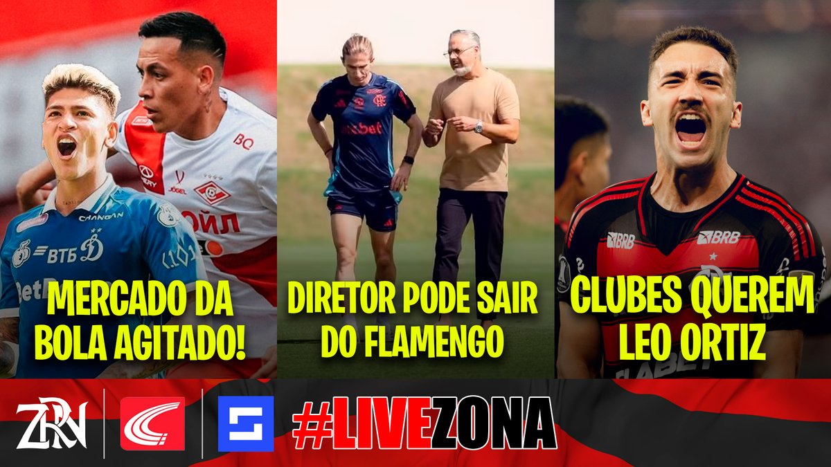 Vamos pra essa super livezona, afinal, Flamengo sem futebol, é um Flamengo com crise instaurada!

Hoje com o trio parada dura: <a href="/ArthurCostaBH/">Arthur Costa ℤℝℕ𓅐</a> <a href="/cleitojr93/">Cleito Jr.</a> <a href="/orodrigobigode/">Rodrigo Bigode ZRN/Insano Cotidiano</a> 

🔴⚫️ Vem com a gente, que tá começando!🔴⚫️