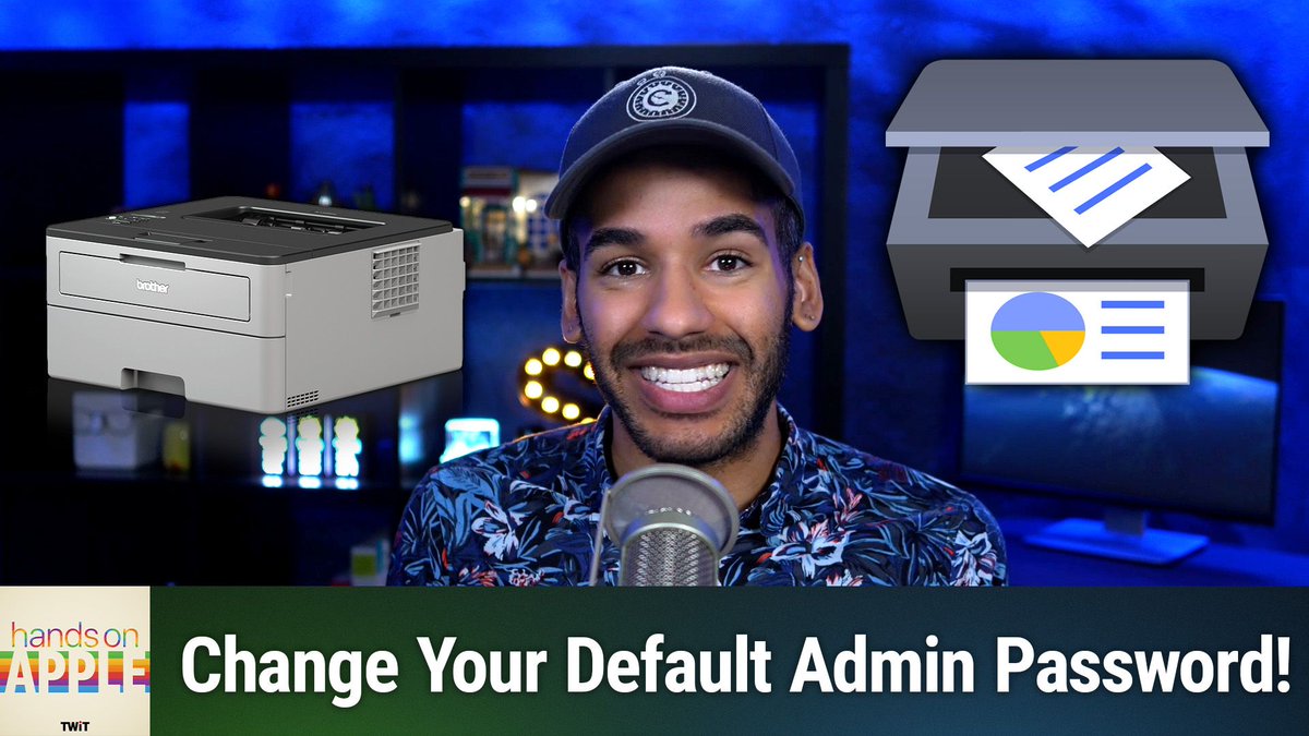 🔐 Brother printer flaw exposes admin passwords. Mikah Sargent on Hands-On Apple shows you how to secure your Mac-connected printer step by step. ▶️ twit.tv/shows/hands-on… 🎥 Club TWiT: twit.tv/clubtwit #PrinterSecurity #MacSafety