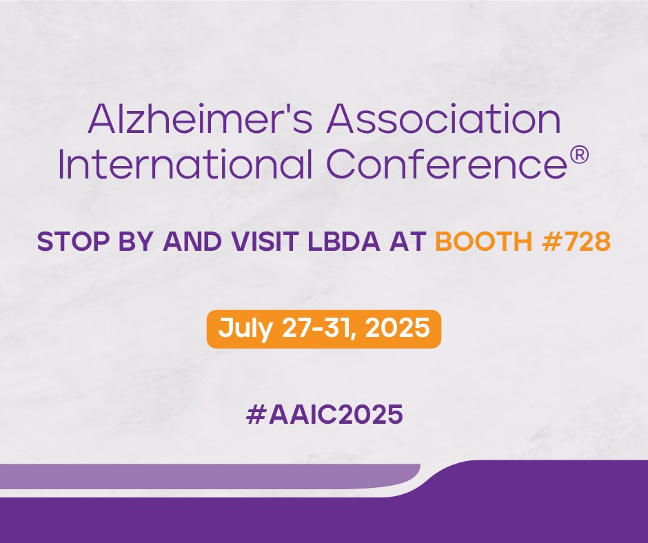 LBDAssoc's tweet image. @LBDAssoc will be at #AAIC2025 in Toronto, at Booth #728! Visit us during the conference, connect with members of our leadership team and learn more about LBDA’s programs and services.
View the full program: ow.ly/3lex50WlFXr