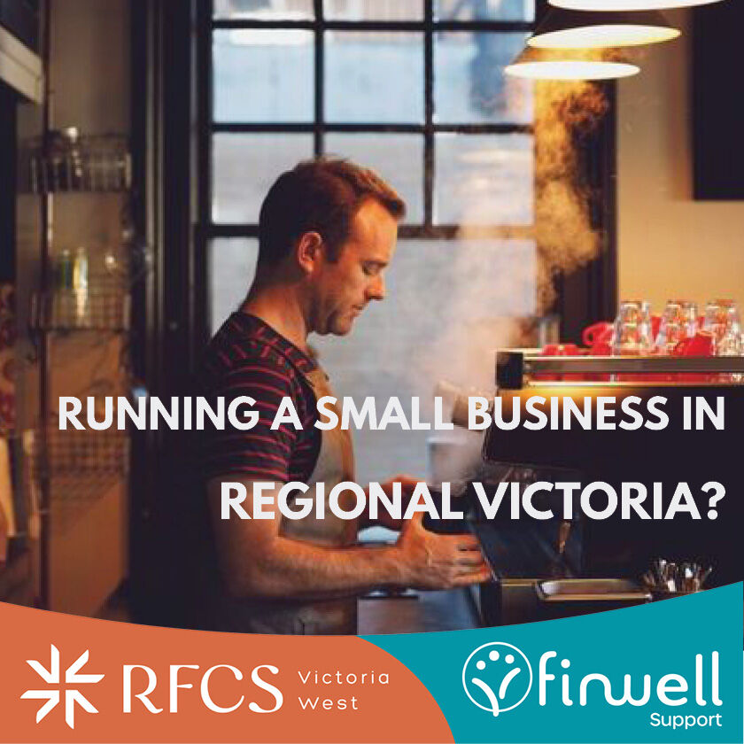 Running a small biz in regional Vic? You're not alone.

RFCS Vic West offers free &amp; confidential help with:
💰 Budgets &amp; cash flow
📄 Debt &amp; creditors
📝 Grants &amp; business planning
🫂 Wellbeing support

📞 Call 1300 735 578
🎥 Lauren’s story: youtu.be/PnUOOt7xemw
#RFCSVicWest