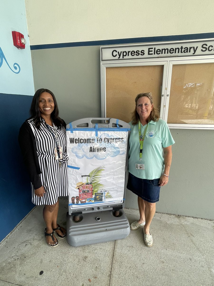 We stopped by to check on Summer School at Cypress ES this morning. Interim Principal Joseph was a great tour guide explaining the theme is Let Learning Take Flight and all students have a passport to help navigate the expectations ✈️. The students were enjoying the lessons.