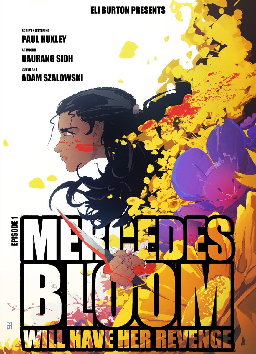 Throwback to a cover I did for <a href="/huxathon/">Huxley</a> 's "Mercedes Bloom Will Have Her Revenge" #comics #ComicArt #CoverArt amazon.com/dp/B0DSLT222M