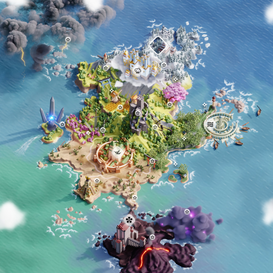 This week we look at the different regions of Kouzoworld as we approach the launch of lore submission for all Kouzoko characters!

We will visit a new place every day, stay tuned so you can better decide which area should be designated as your character's birthplace. 🌸