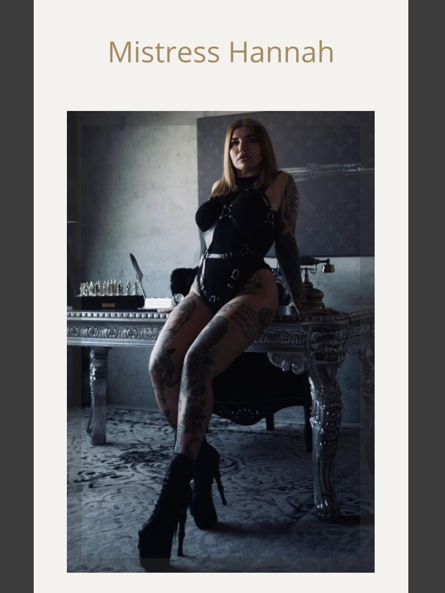 Neue Mieterin

✨ Mistress Hannah ✨

am Sonntag den 20.07.
am Sonntag den 27.07.

👨‍💻 vip-mannheim.com/de/mistress-ha…