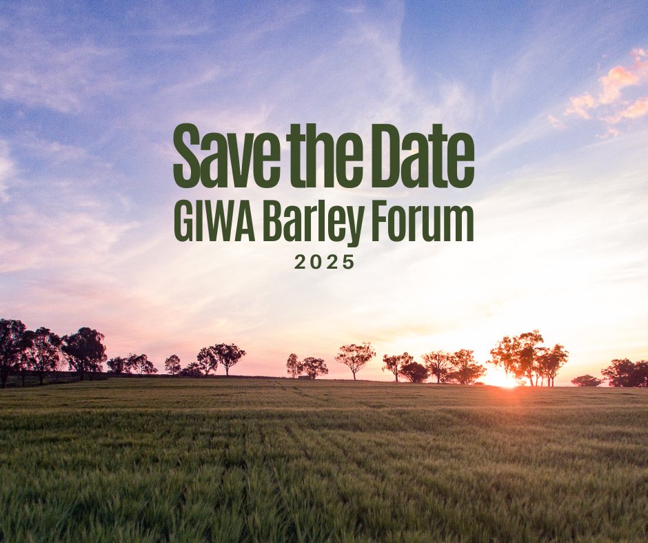 The GIWA Barley Forum takes place on Tuesday 5 August at the Swan Yacht Club in East Freo. The event provides insight into the WA barley industry, from breeding and malting barley segregation recommendations, through to international markets and post farmgate opportunities.