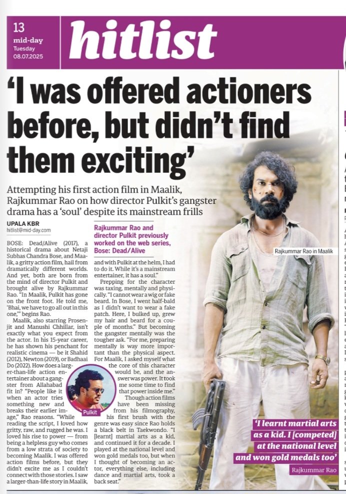 Upala KBR ❤ (@upalakbr999) on Twitter photo Phata poster nikla HERO!
Yes, <a href="/jayshewakramani/">jay shewakramani</a> & #Pulkit 's #Maalik is those commercial entertainers with a soul, that we get to see in theatres after a long time.
#RagsToRiches #Powerplay <a href="/RajkummarRao/">Rajkummar Rao</a> plays an ordinary man who becomes one of the most powerful men of his place. Phata poster nikla HERO!
Yes, <a href="/jayshewakramani/">jay shewakramani</a> & #Pulkit 's #Maalik is those commercial entertainers with a soul, that we get to see in theatres after a long time.
#RagsToRiches #Powerplay <a href="/RajkummarRao/">Rajkummar Rao</a> plays an ordinary man who becomes one of the most powerful men of his place.