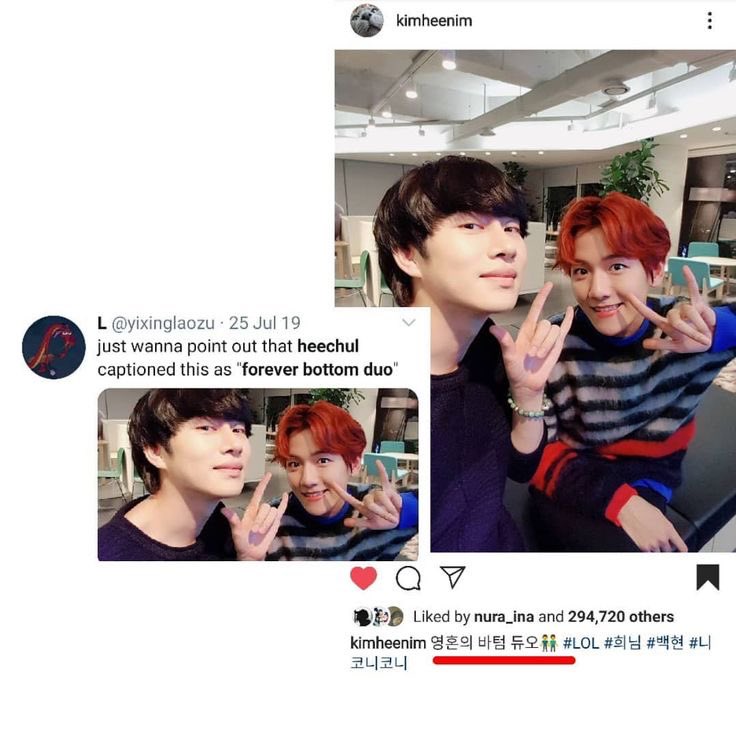 parkyoonhee65's tweet image. Heechul really said “forever bottom duo” with his whole chest in 2019 and we just ignored it??
He was telling us. He KNEW. He CONFIRMED 💀🌈
#chanbaek #찬백