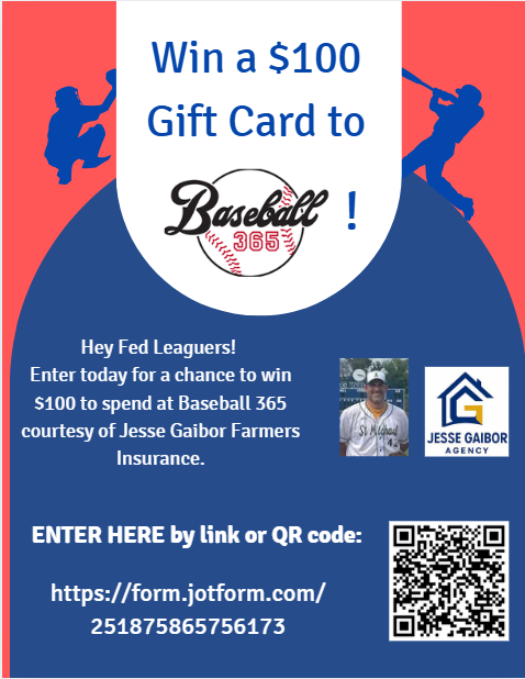 Jesse Gaibor (@jesseg42) on Twitter photo Hey <a href="/TheFedMN/">Federal League</a> ! I'm running a <a href="/Baseball_365/">Baseball 365</a> gift card giveaway in July and August. I may be adding a Grand Prize for the Fed team that has the most entries, so spread the word to teammates & fans. More to come on that...
Thanks for your support of <a href="/JesseG_Farmers/">Jesse Gaibor Farmers Insurance Agency</a> ! Hey <a href="/TheFedMN/">Federal League</a> ! I'm running a <a href="/Baseball_365/">Baseball 365</a> gift card giveaway in July and August. I may be adding a Grand Prize for the Fed team that has the most entries, so spread the word to teammates & fans. More to come on that...
Thanks for your support of <a href="/JesseG_Farmers/">Jesse Gaibor Farmers Insurance Agency</a> !
