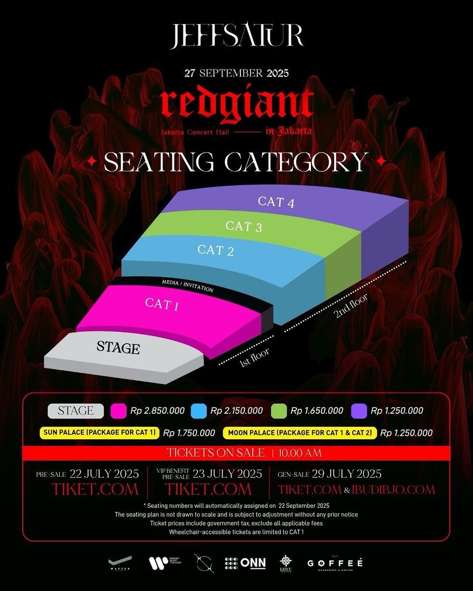 JEFF SATUR – RED GIANT is coming back to JAKARTA! 🪐

2023 sold out in 15 mins… 
2025, let’s do it again. ❤️‍🔥

📍 Jakarta Concert Hall
📅 27 September 2025

🎫 Tickets via TIKET.COM &amp; IBUDIBJO.COM