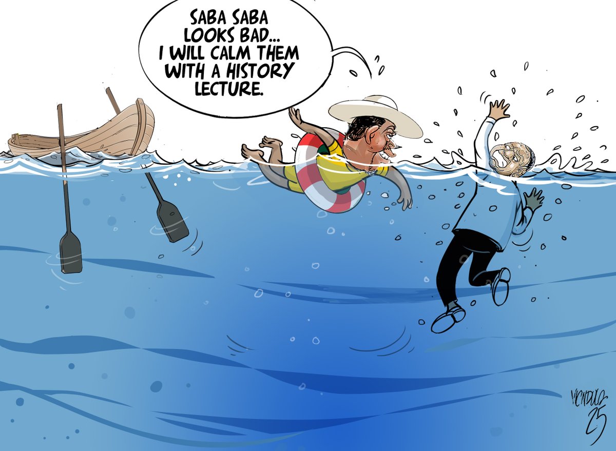 Cartoon for <a href="/NationAfrica/">Daily Nation</a> #Raila