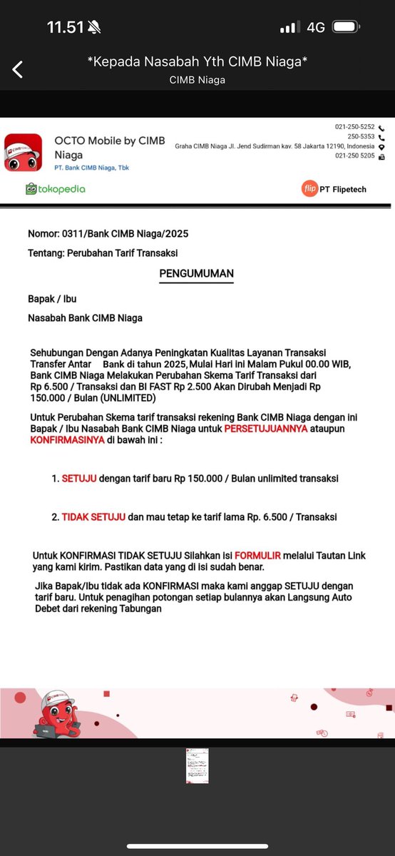 ekristiv's tweet photo. @CIMBNiaga penipuan baru nih…fyi https://t.co/l9YnjtBvuK