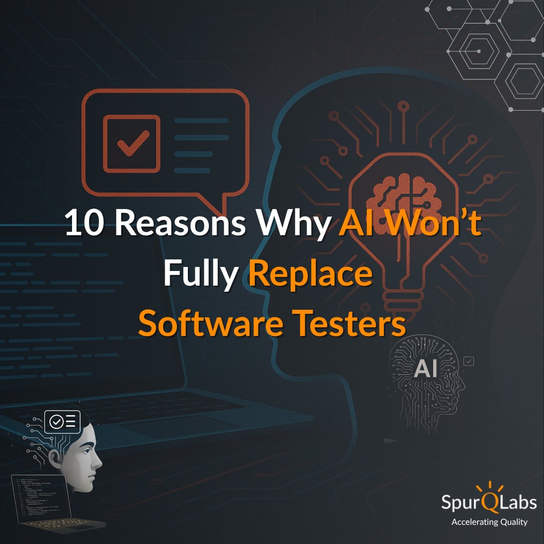 spurqlabs's tweet image. AI is transforming QA—automating tasks, predicting bugs, and speeding up releases. But can it fully replace human testers?
Find out in our latest blog by Manisha Sanghavi
spurqlabs.com/10-reasons-why…
.
.
#SpurQLabs #AIinTesting #SoftwareTesting #SpurQuality #QABlog #TestAutomation
