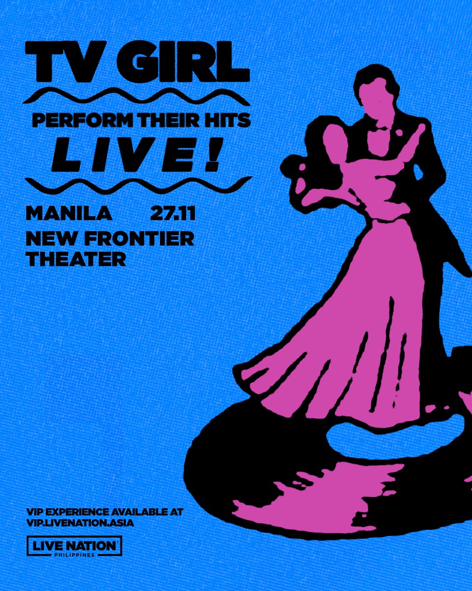 livenationph's tweet image. ICYMI: TV Girl is bringing their dreamy lo-fi pop to Manila! ๐โจ
TV Girl Perform Their Hits Live
๐
November 27, 2025
๐ New Frontier Theater
Donโt miss the chance to hear your faves live ๐ถ
More info at livenation.ph.
#TVGirlinManila