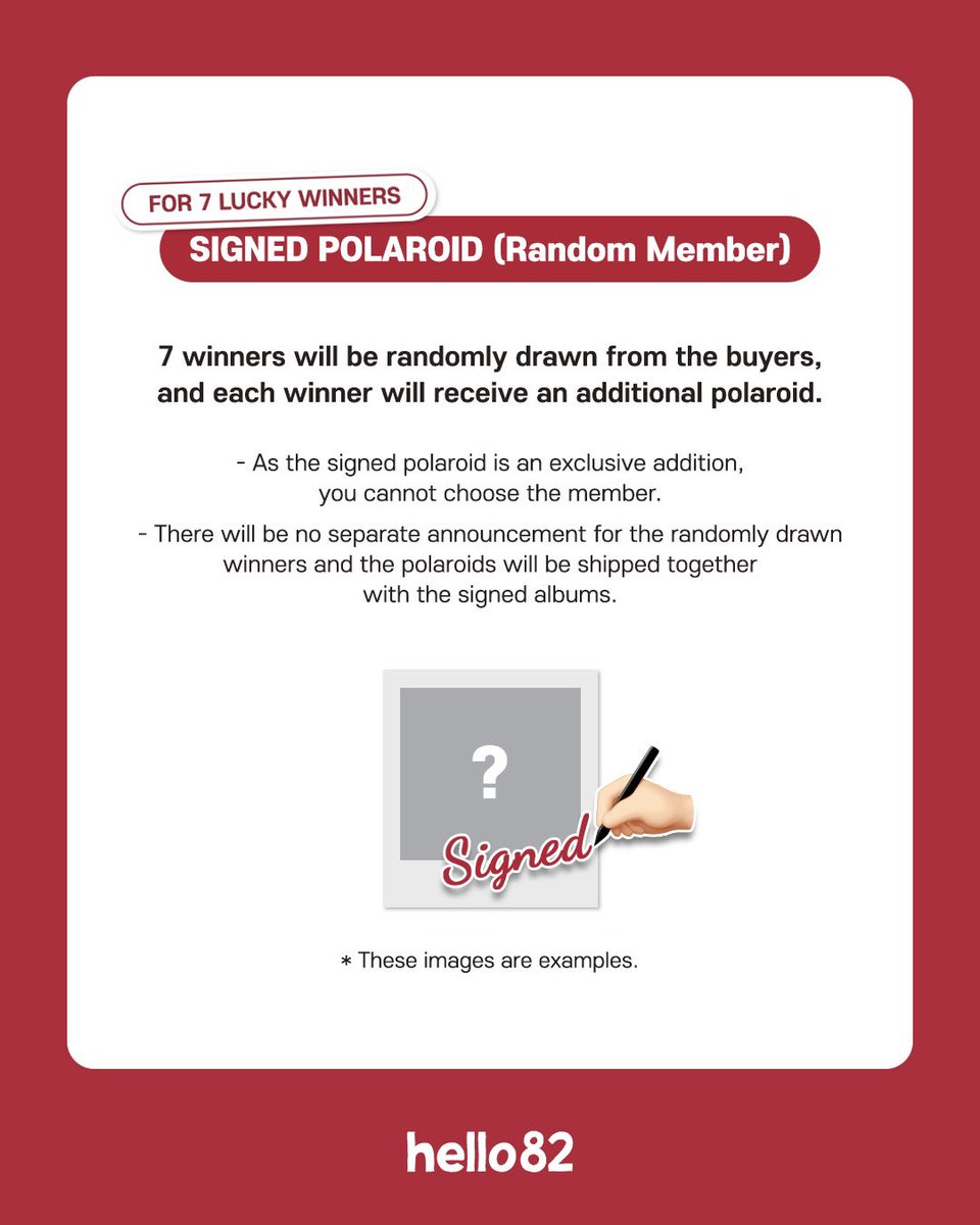 [🚨] SIGNED ALBUM ✍️
EVNNE - 5th MINI ALBUM [LOVE ANECDOTE(S)]

🎁 hello82 Exclusive selfie photocard (1 random of 7)
📸 Signed Polaroid for 7 lucky draw winners
📅 ~ While supplies last

PRE-ORDER NOW! ⬇️
🔗 bit.ly/EVNNE_5thMINI

<a href="/EVNNE_official/">EVNNE</a>
#EVNNE #이븐 #LOVE_ANECDOTES