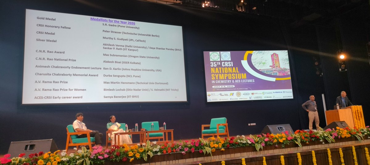 iiserkol's tweet image. We are delighted to share that Prof. Alakesh Bisai, has been honored with the C.N.R. Rao National Prize by @ChemResSocIndia.  Let’s join in congratulating Prof. Bisai on this well-deserved recognition.

@EduMinOfIndia @PTI_News @PIB_India @skkhare781 
@priyank_june @AlakeshBisai