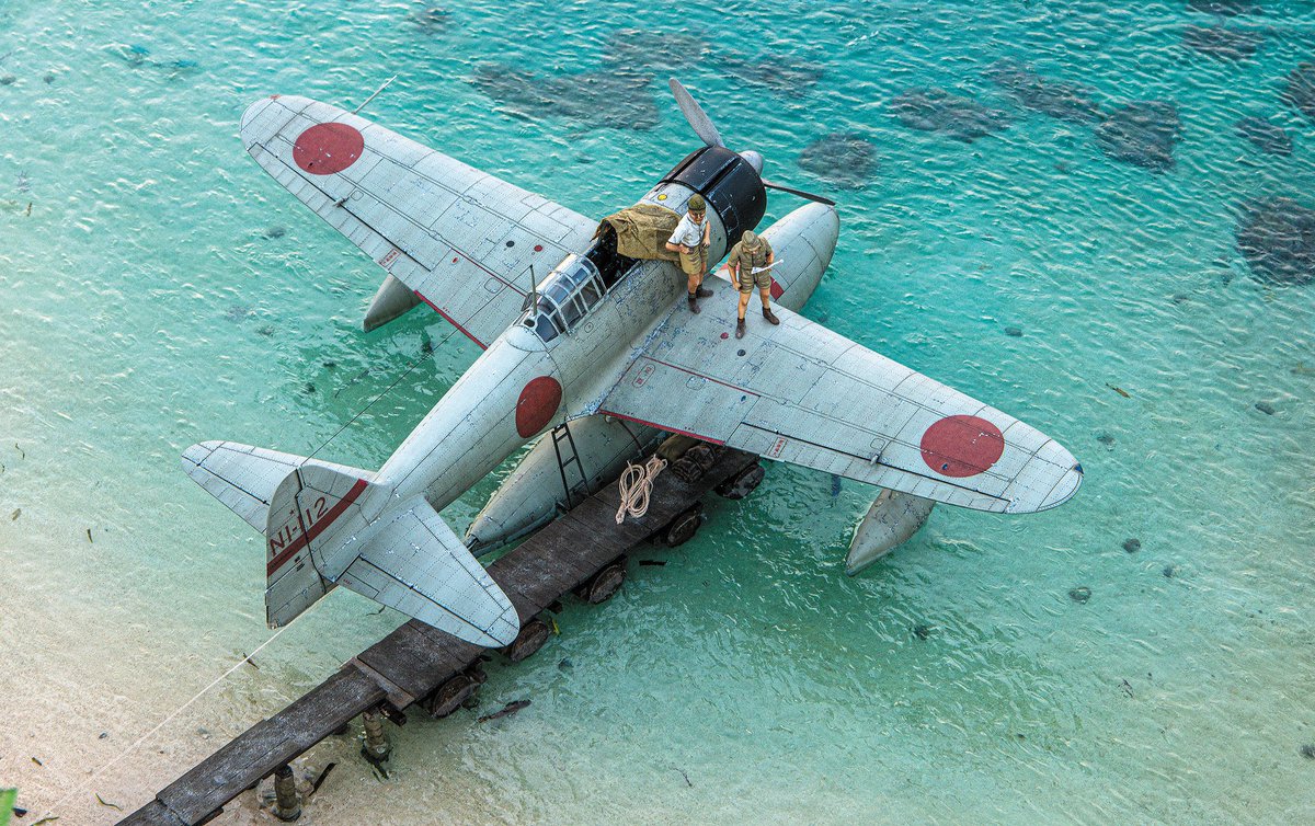夏ですなあ… 暑い eduard 1/48 NAKAJIMA A6M2-N [RUFE] TYPE2 FIGHTER