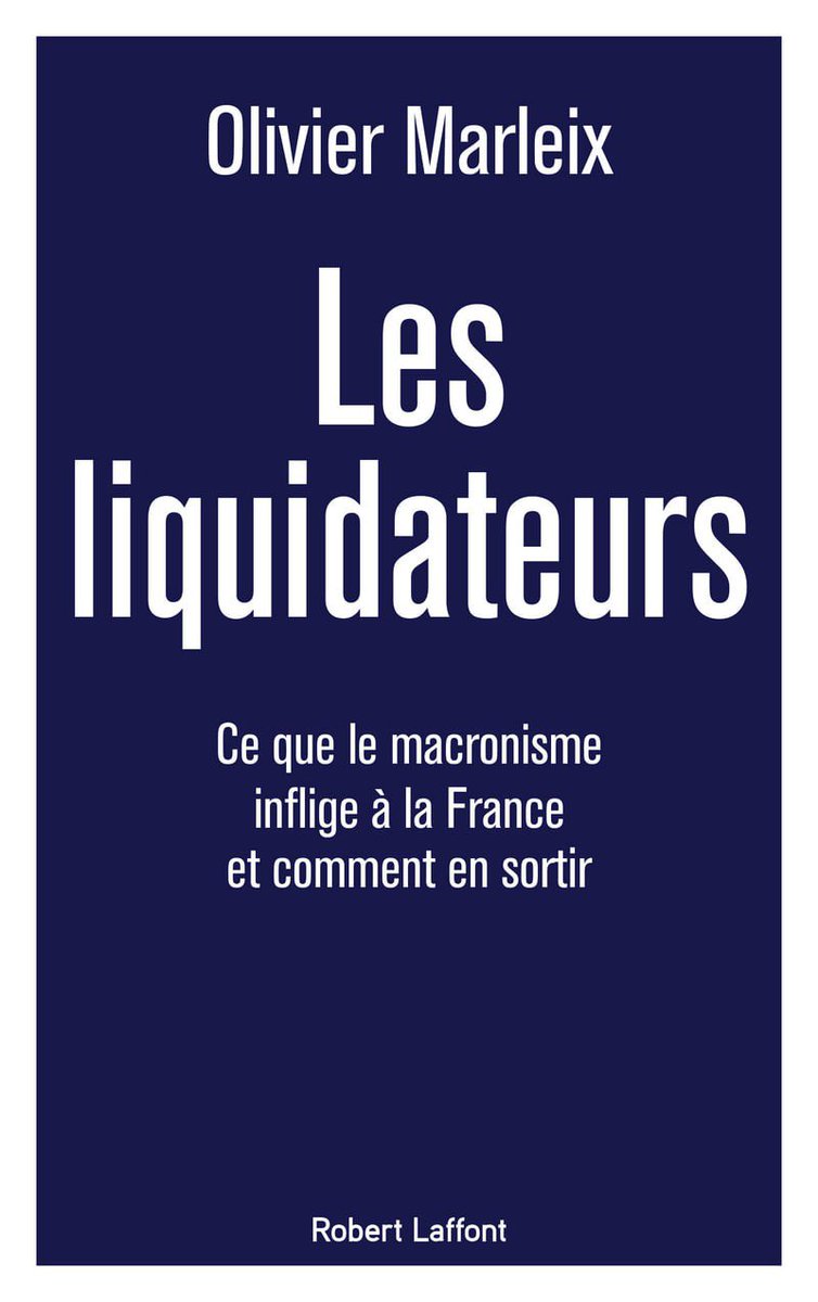 tatiann69922625's tweet photo. Livre "Les Liquidateurs" d’Olivier Marleix :

Depuis 40 ans, une élite veut liquider la France. Depuis 2017, cette élite est au pouvoir. Olivier Marleix a été l'un des premiers hommes politiques à dénoncer les mœurs d'une certaine élite, au moment de la vente d'Alstom. A cette occasion qu'il a rencontré celui qui devient l'un des plus grands liquidateurs du pays : Emmanuel Macron, alors ministre de l'Économie. 

Depuis 2017, Macron poursuit son projet : ouvrir les portes de la France aux capitaux et gouvernances étrangers, à une mondialisation déloyale. 

Dans cet essai, Olivier Marleix fait un bilan sans concession des années "En Marche", où les intérêts privés et l'appétence pour l'argent ont définitivement supplanté l'intérêt général. Il écrit combien il est urgent d'en finir avec le macronisme, au risque de voir notre souveraineté défaite et notre pays et ses industries définitivement liquidés. OLivier Marleix 54 ans a été retrouvé mort à son domicile. Il se serait suicidé. 

https://t.co/93v6sl3Oqg