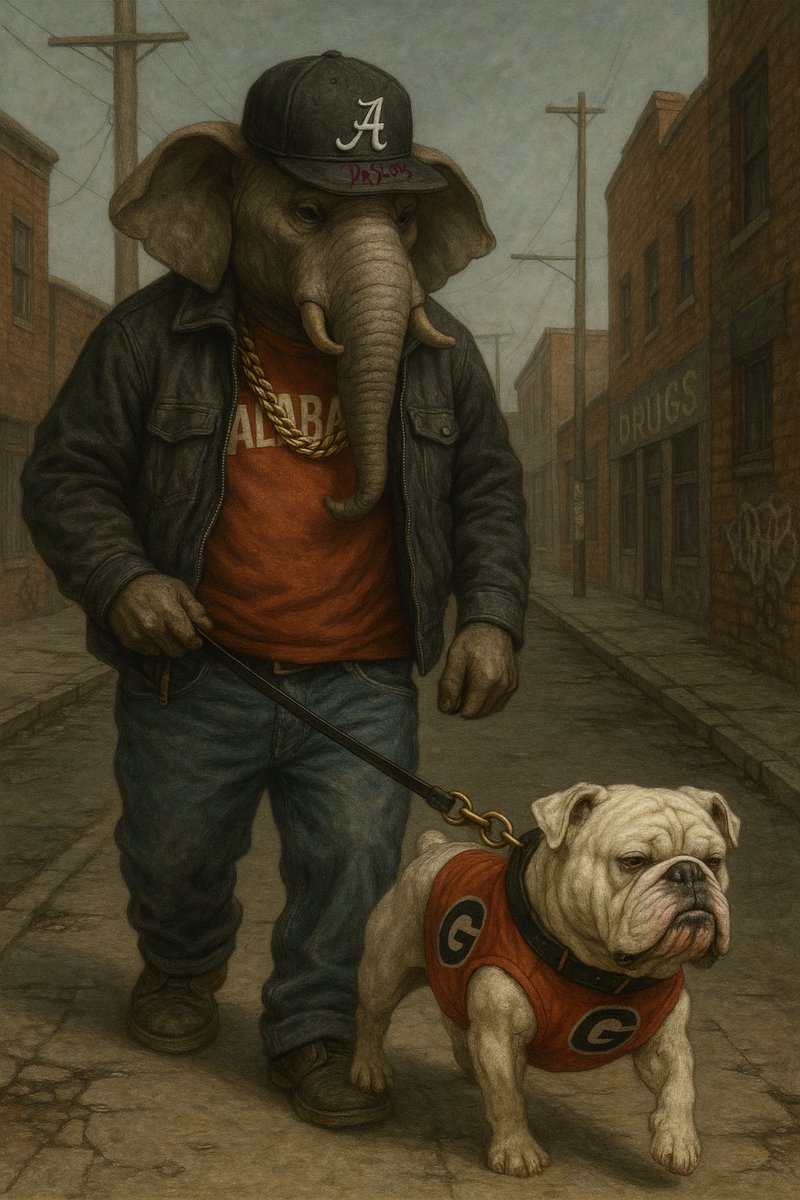 DrSlotsDrip's tweet image. When can we get a 'Walk the Dog' celly in EA Sports CFB 26? Big Al keeping UGA in check! #RollTide