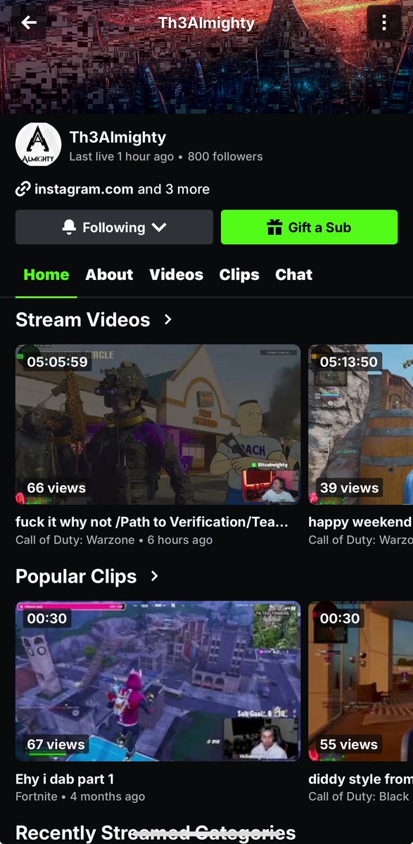 itzalmightyXD's tweet image. Thanks to all the new followers in todays w stream we hit 800 lets keep it up @KickStreaming