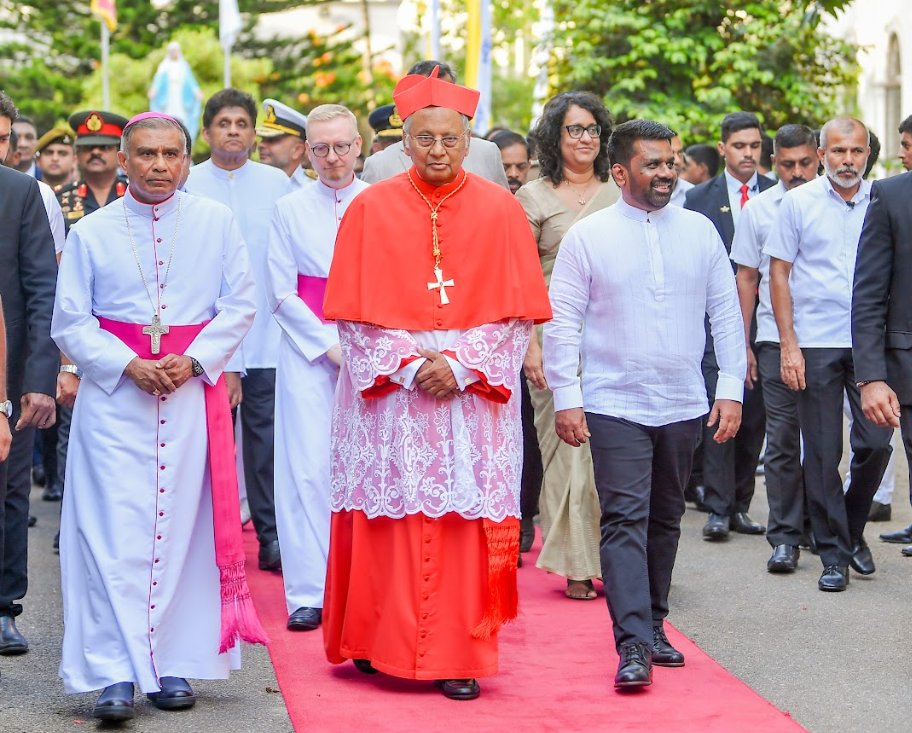 President Anura Kumara Dissanayake stated that the life of His Eminence Malcolm Cardinal Ranjith serves as an exemplary model in an era when the moral and spiritual values of society are in decline.

“At a time when humanity is fading from society, the life and character of His