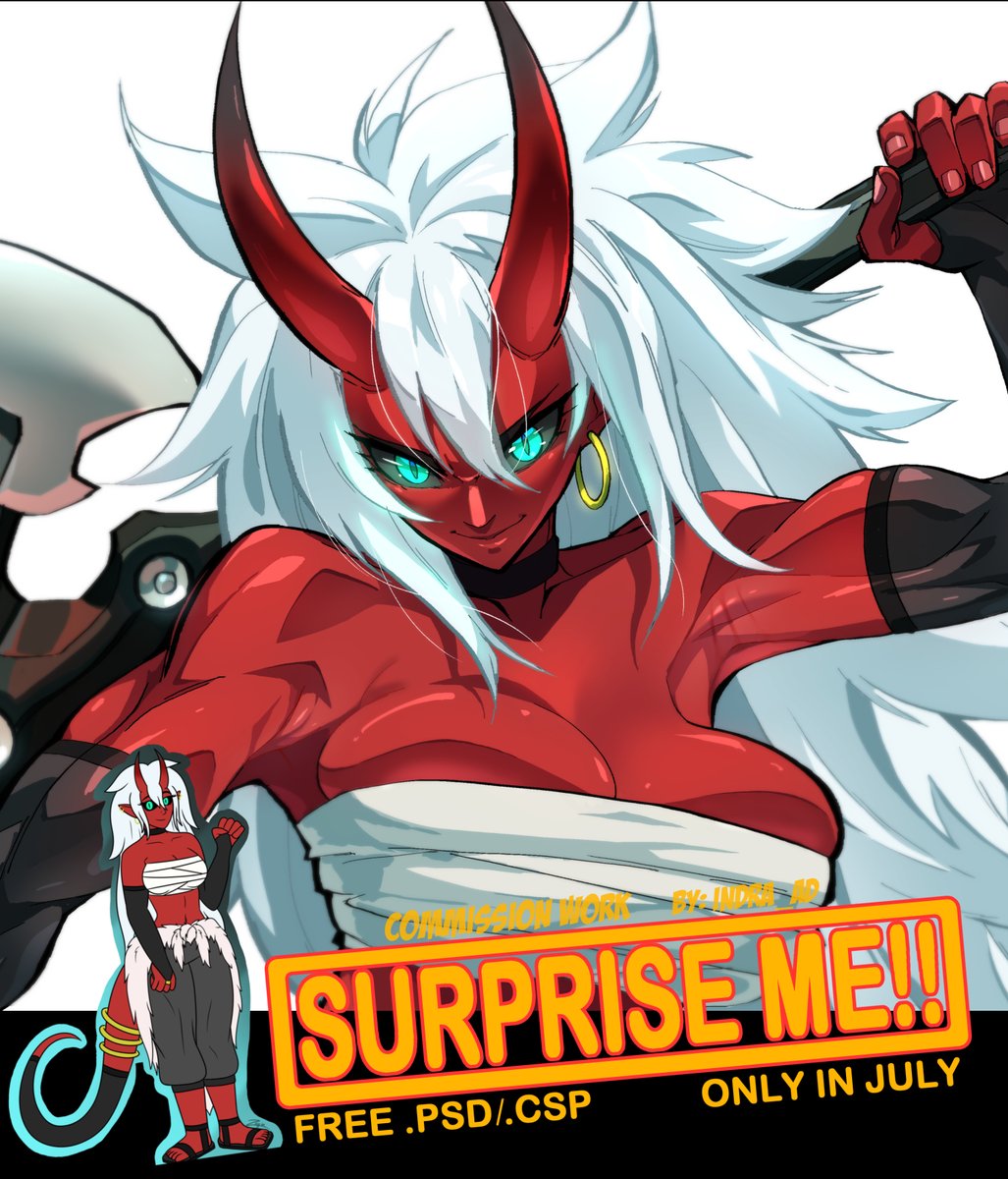 OPEN COMMISSION
SURPRISE ME!! +free .psd/.csp files
only in JULY >w<)/
vgen.co/indra_ad/servi…
<a href="/_VGen_/">VGen ✨ comms made easy</a> #vgen #VGenComm